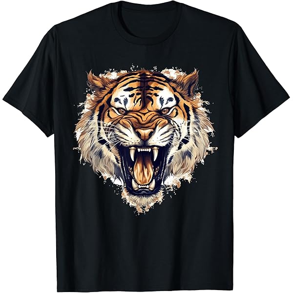 Amazon | 虎 トラ Tシャツ | Tシャツ・カットソー 通販